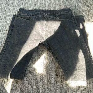 Levi's 511 Men Slim Jeans Sz 34X30 Washed Black Stretch Denim Modern Fit Pants